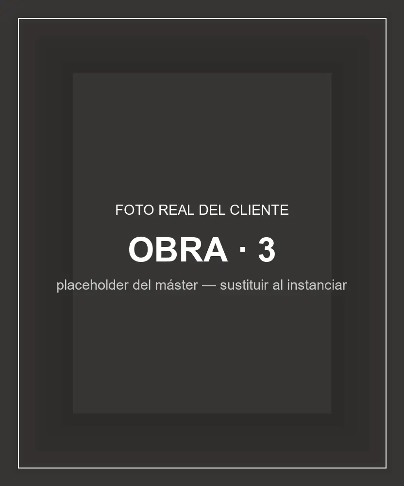 [Obra real 3 del cliente]